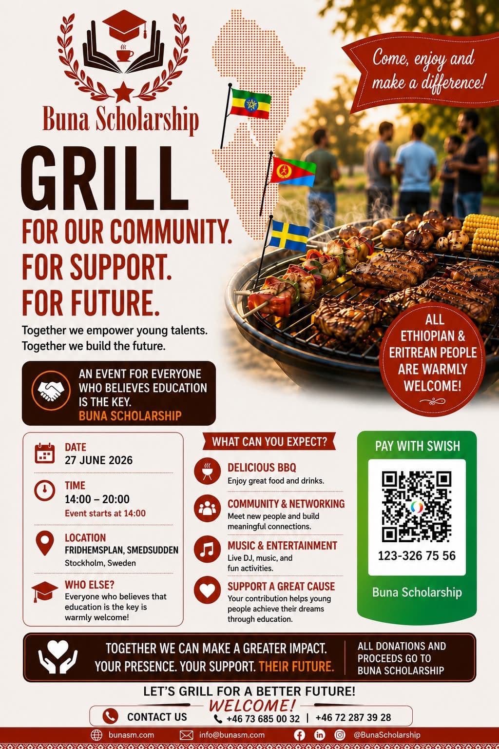 Buna Scholarship Grill Event! - Image 1
