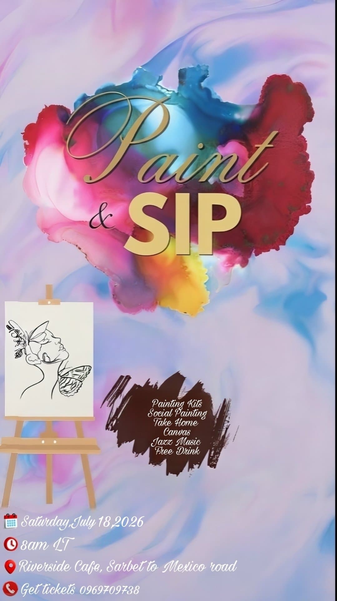 Sip and paint event