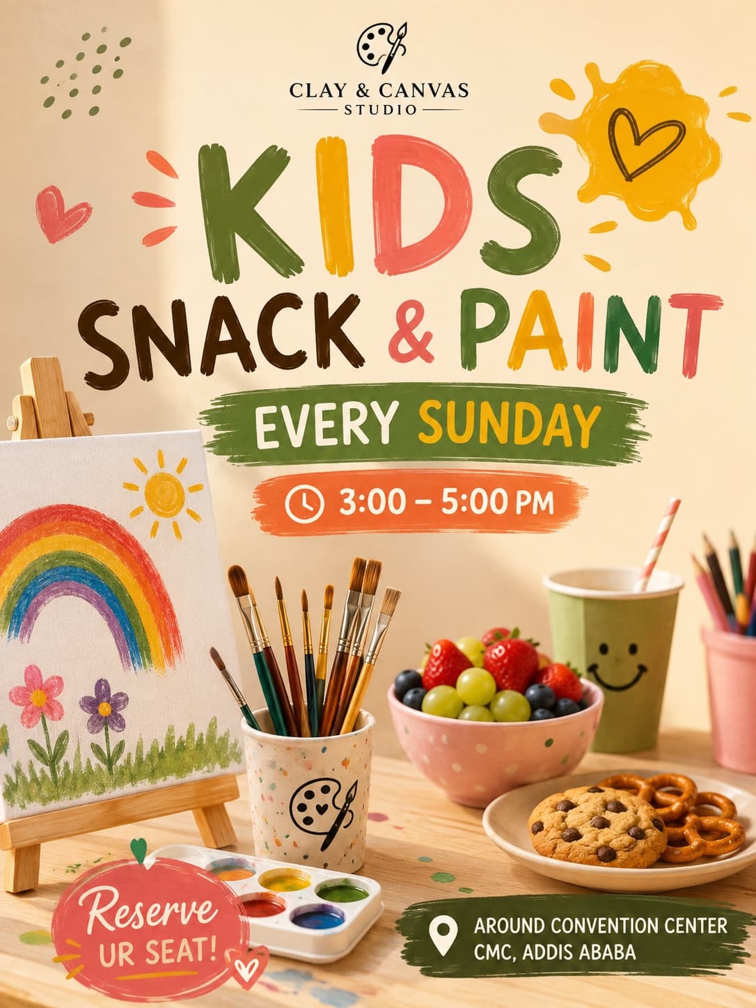 Paint and snack for kids and family - Image 2