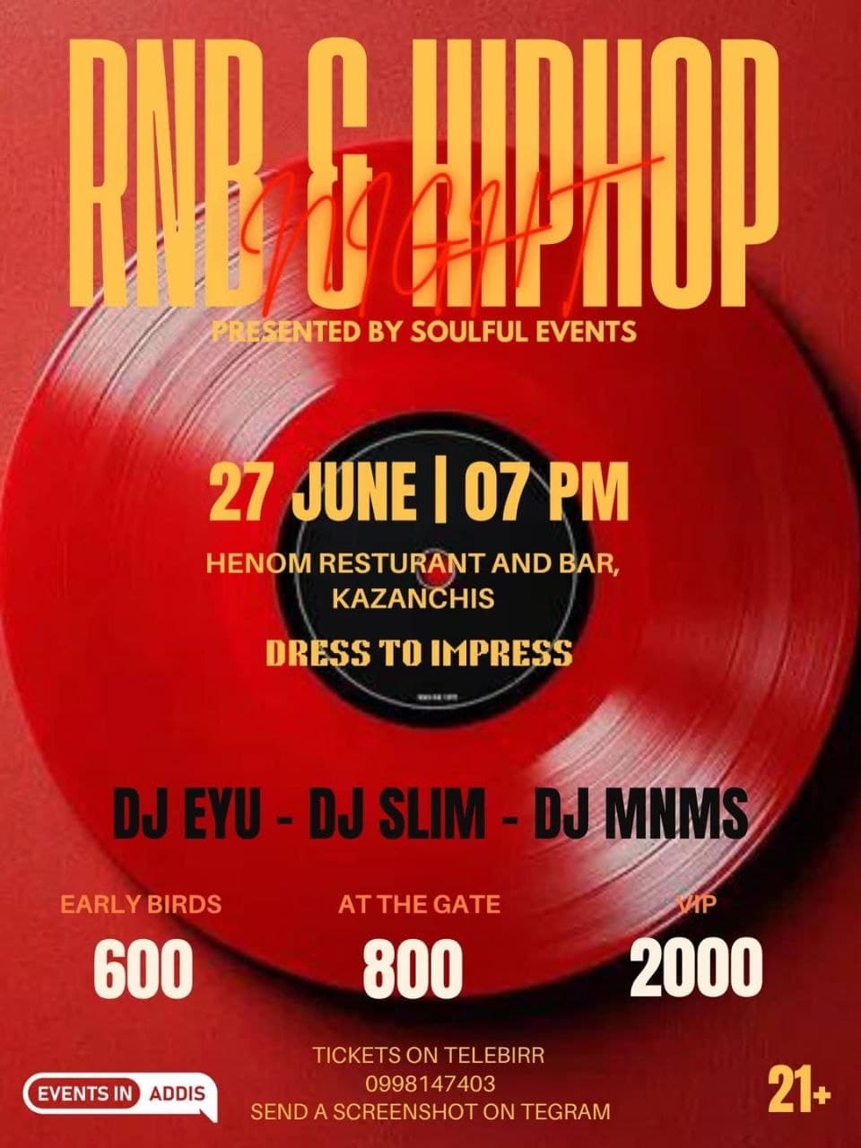 RNB & HIPHOP Night