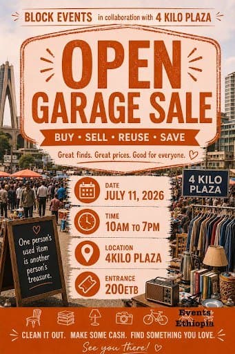 Open Garage Sale