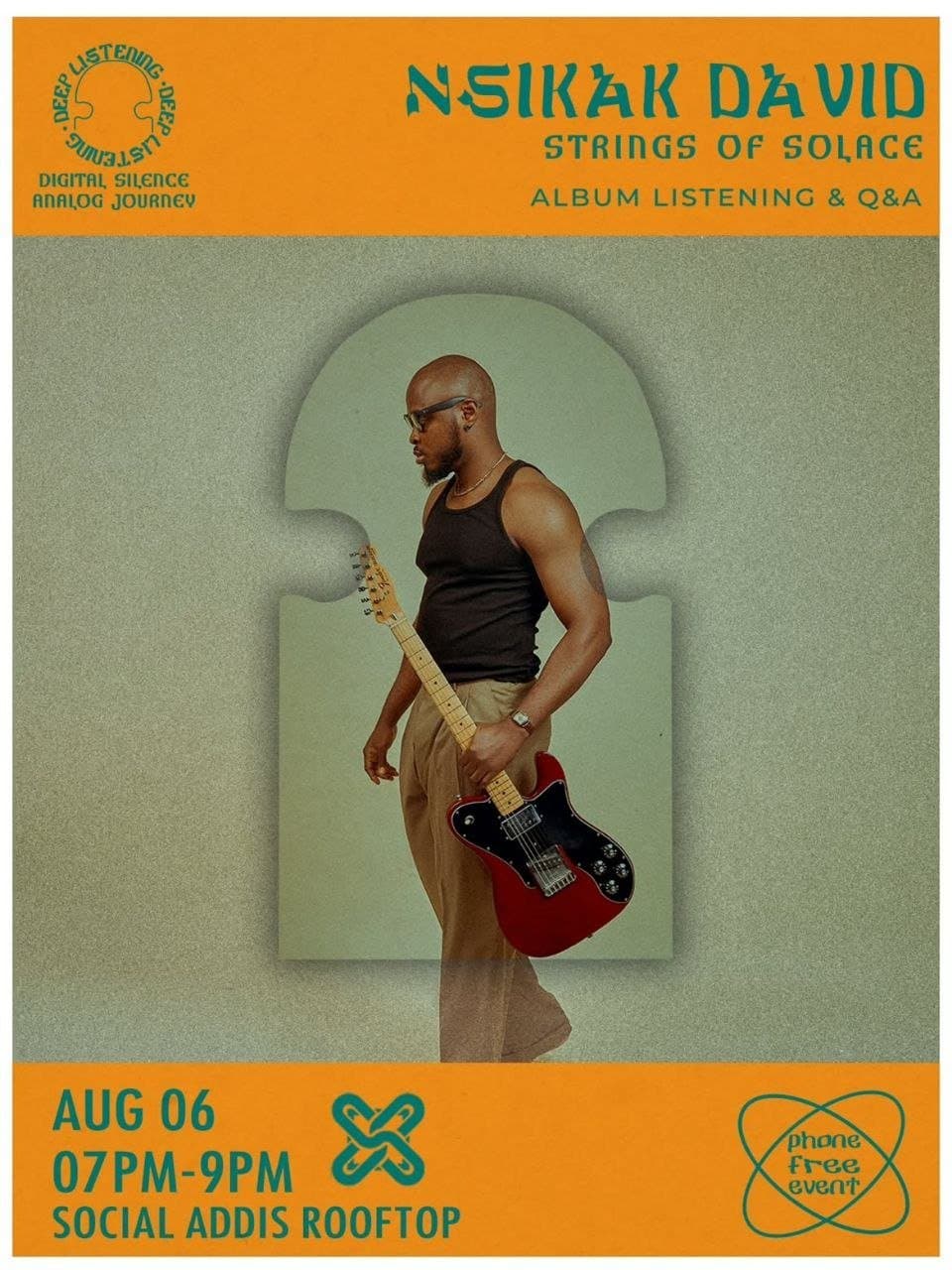 Deep listening session and Q&A featuring Grammy-nominated guitarist Nsikak David