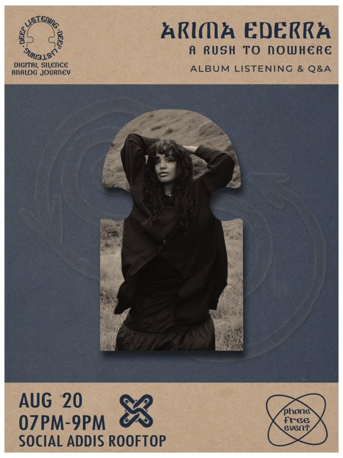 A deep listening session featuring A Rush to Nowhere