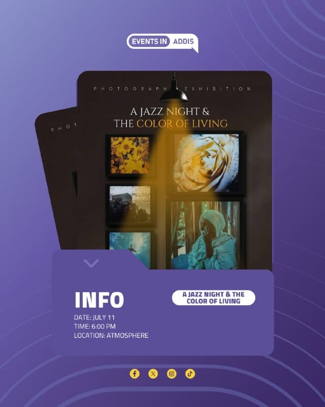 A Jazz Night & The Color of Living, an evening that brings together visual