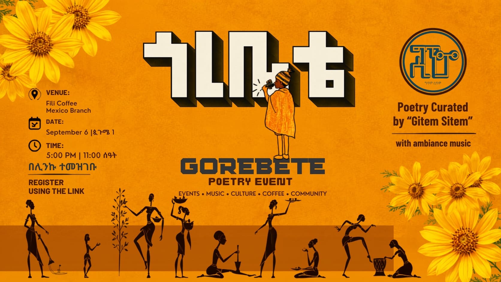 Gorebete Poetry Event