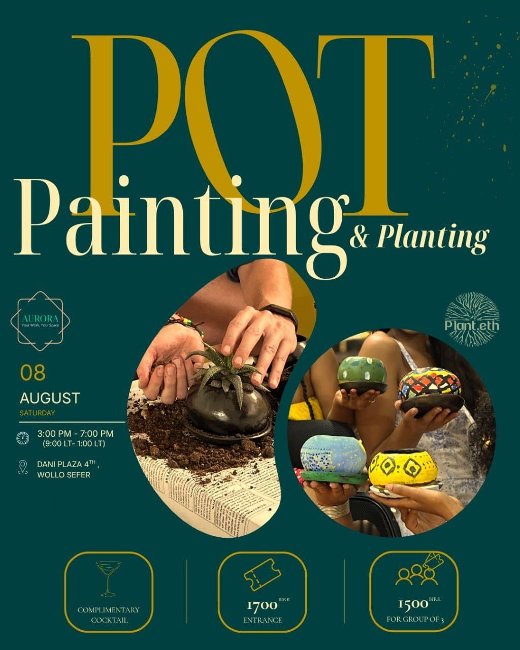Pot Painting and Planting